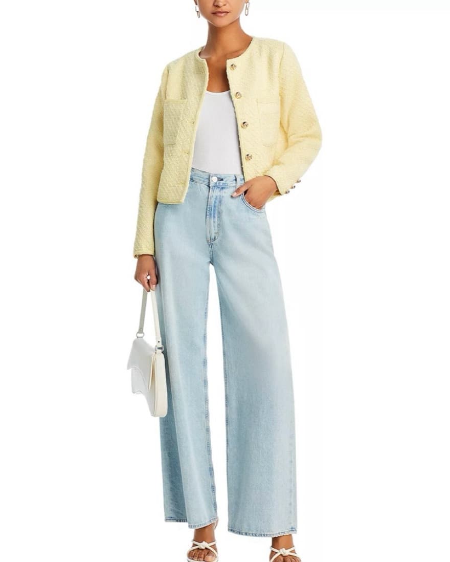 Aqua Tweed Blazer - Image 3