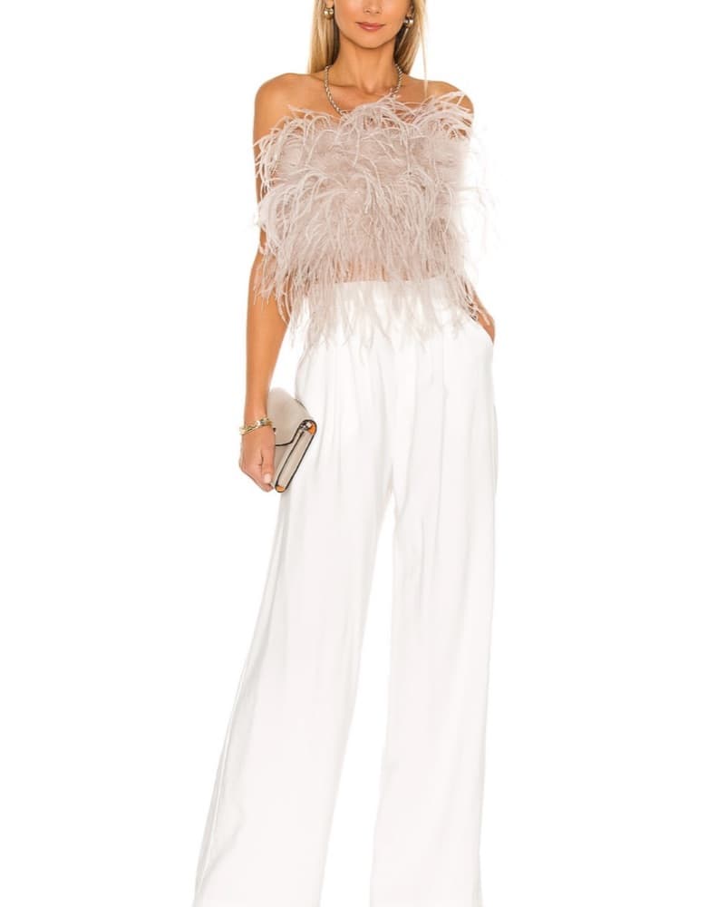 Dusty Rose Feather Top - Image 4
