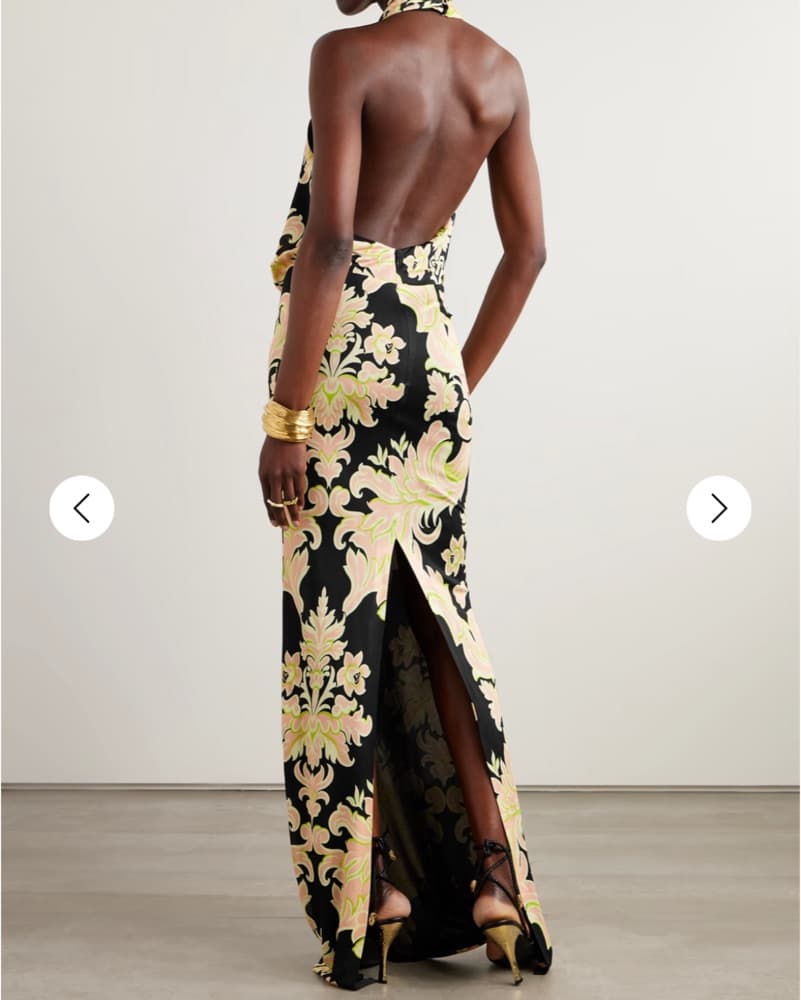 Etro Maxi Halterneck Dress - Image 2