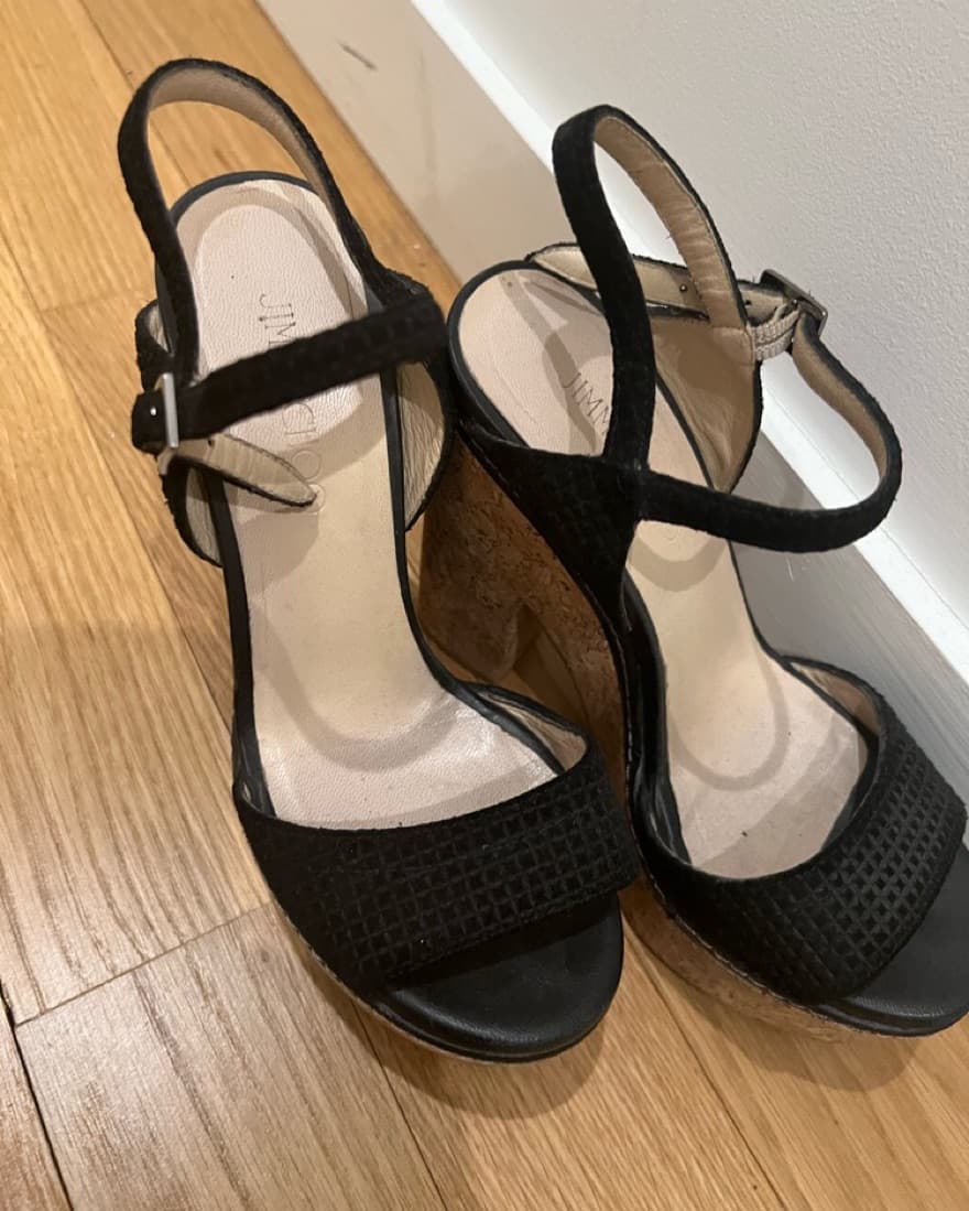 Jimmy Choo Cork Wedges - Image 4