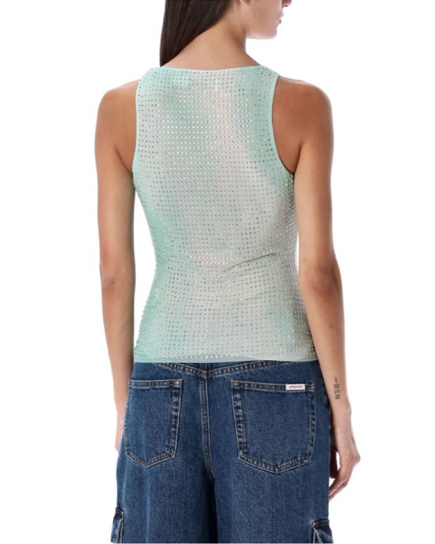 Self Portrait Embellished Tank Top  - Image 1