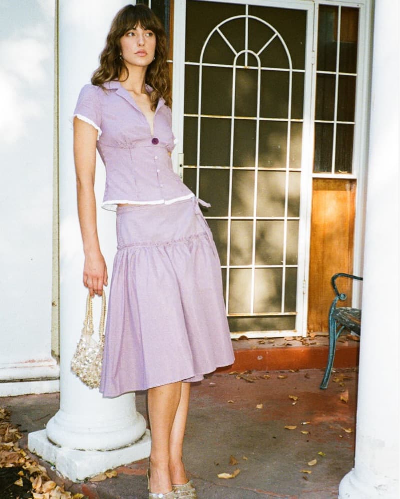 Mode Mischief Matching Gingham Skirt Set - Image 2
