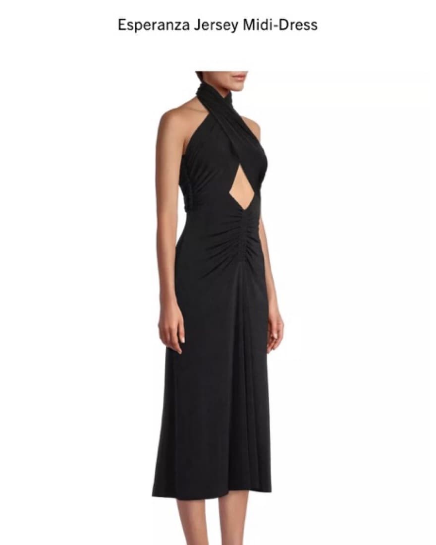Misha Esperanza Midi Dress in Black - Image 4