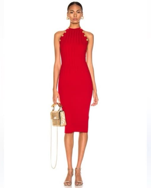 Balmain Red Dress - Image 1
