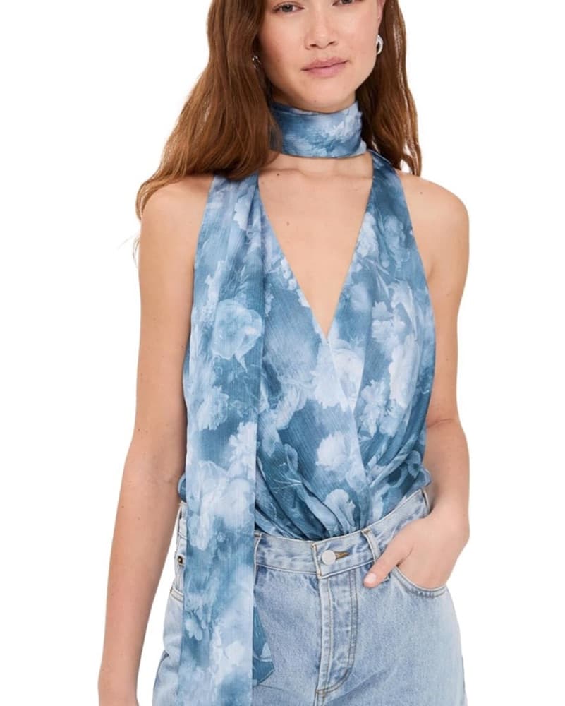 Floral Halter Bodysuit - Image 2