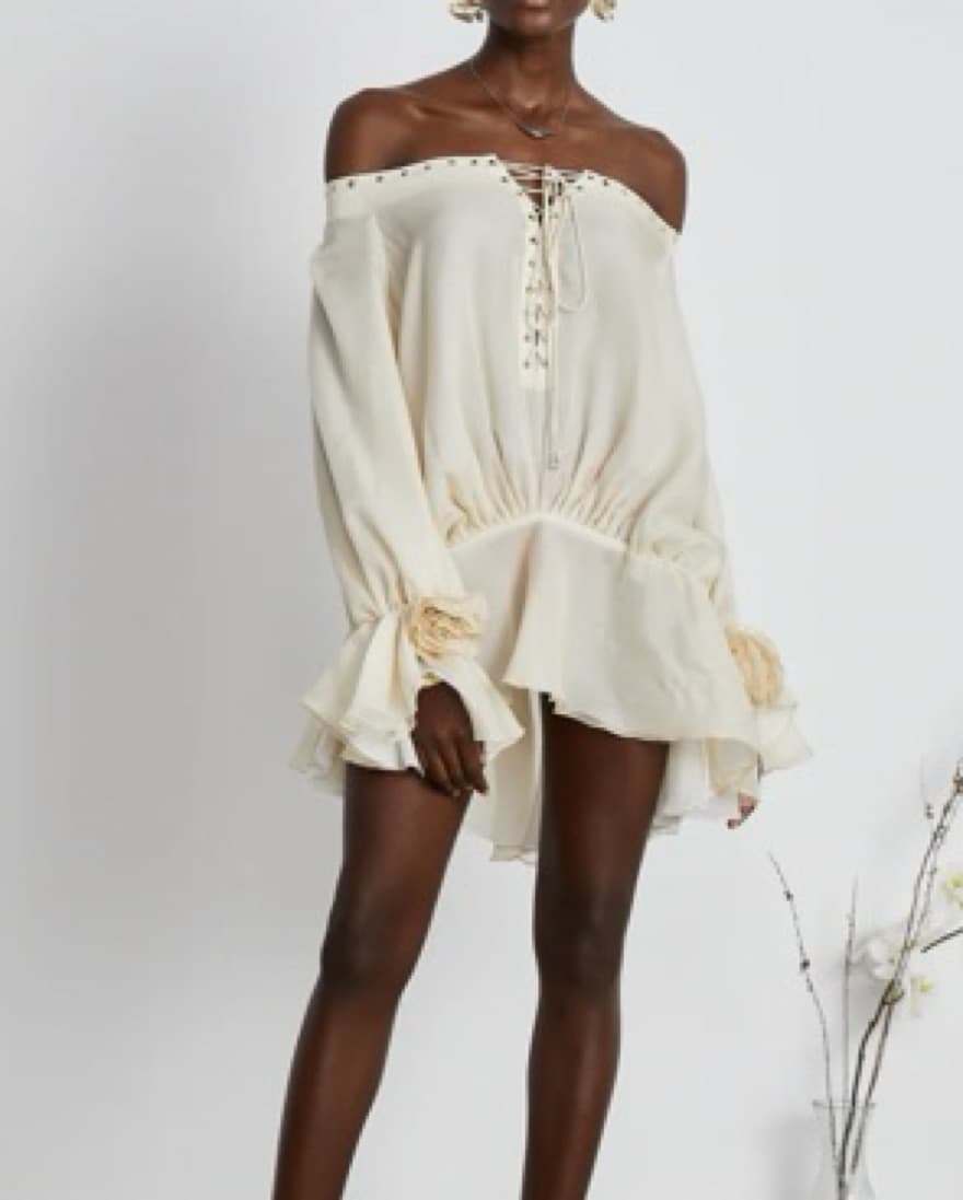 Miss Rosier - LISETTE OFF-SHOULDER CHIFF - Image 4