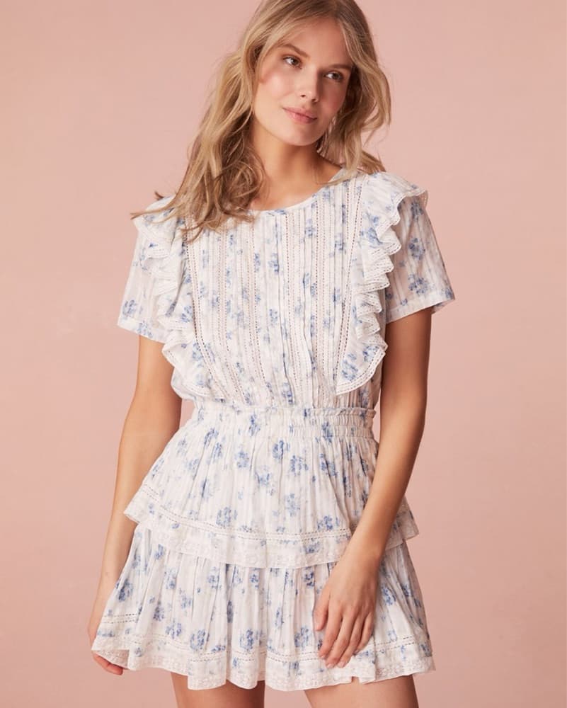 LoveShackFancy Natasha Mini Dress - Image 1