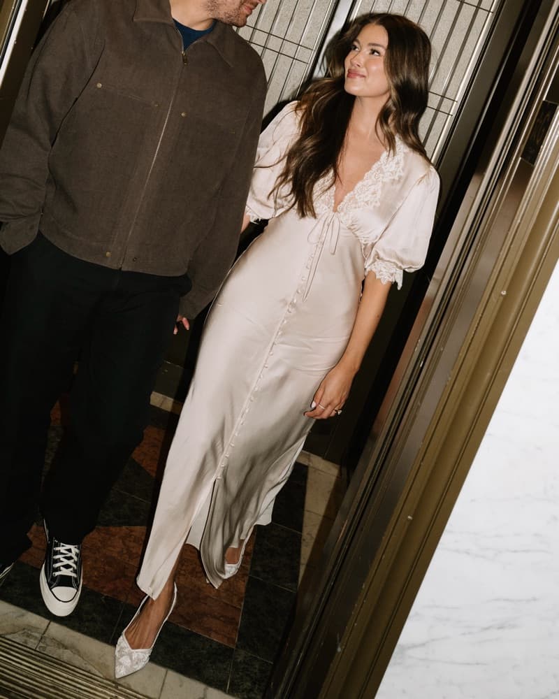 Cream Silk Dress from Rumored  - Image 1