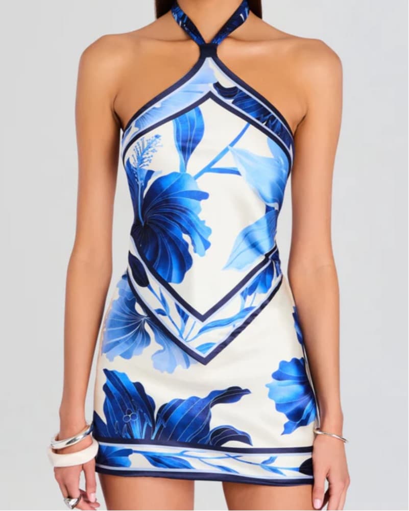 Adelaide Dress Azul Primavera - XS - Image 4
