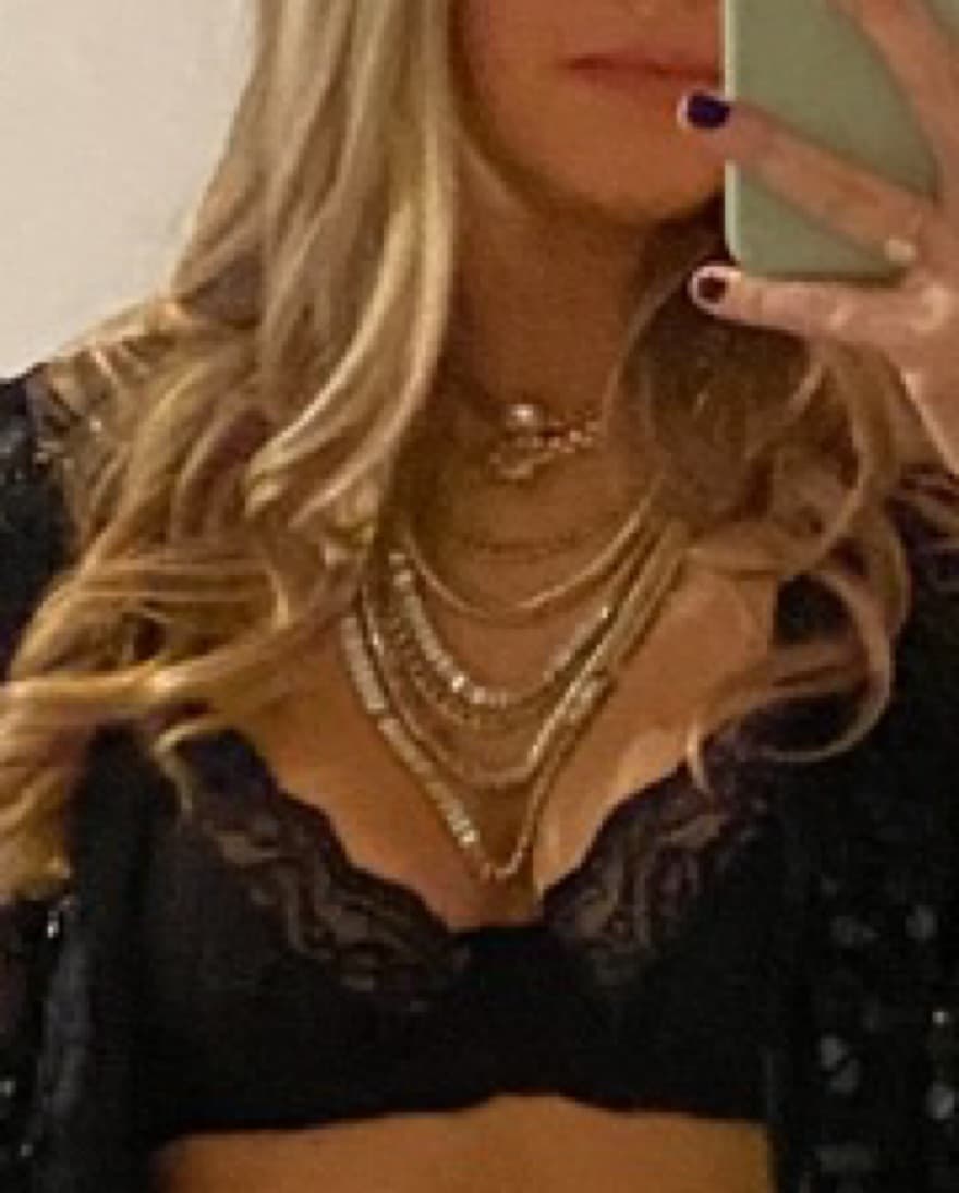 Free People Gold Chunky Layered Necklace - Image 2