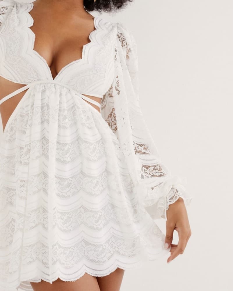 For Love & Lemons Mimi Long Sleeve Dress - Image 3