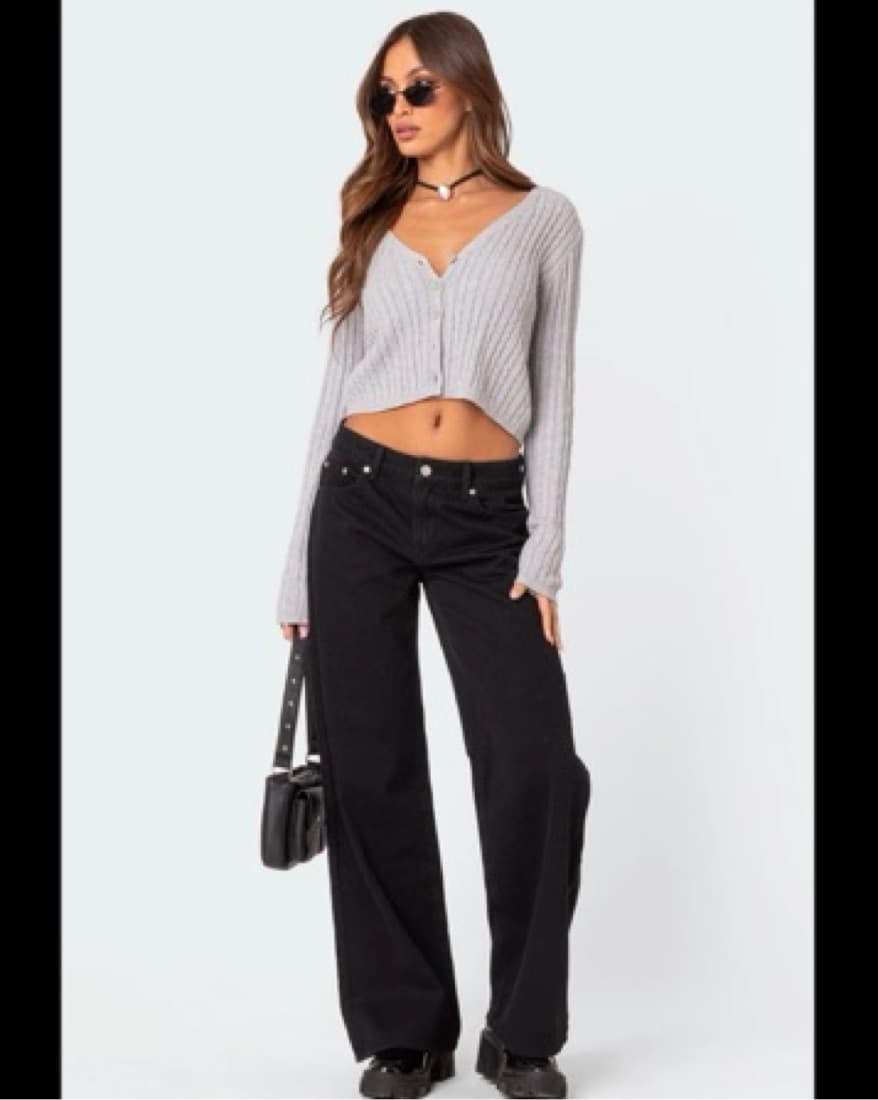 Black Low Rise Jeans NWT - Image 1