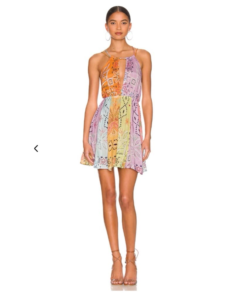 Sundress Bandana Print Dress - Image 1