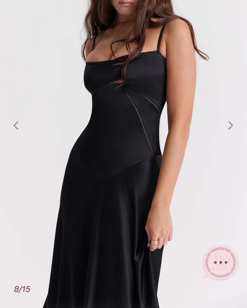 Elegant Black Maxi Dress - Image 2