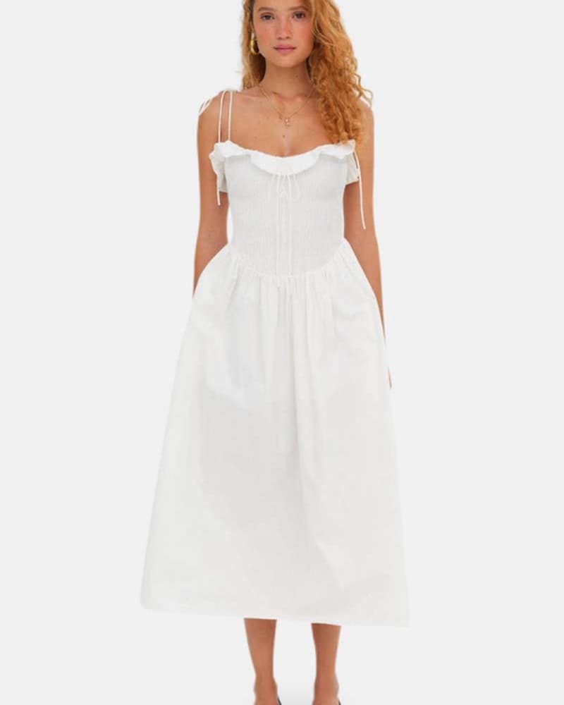 For Love & Lemons Bethany Midi Dress - Image 1