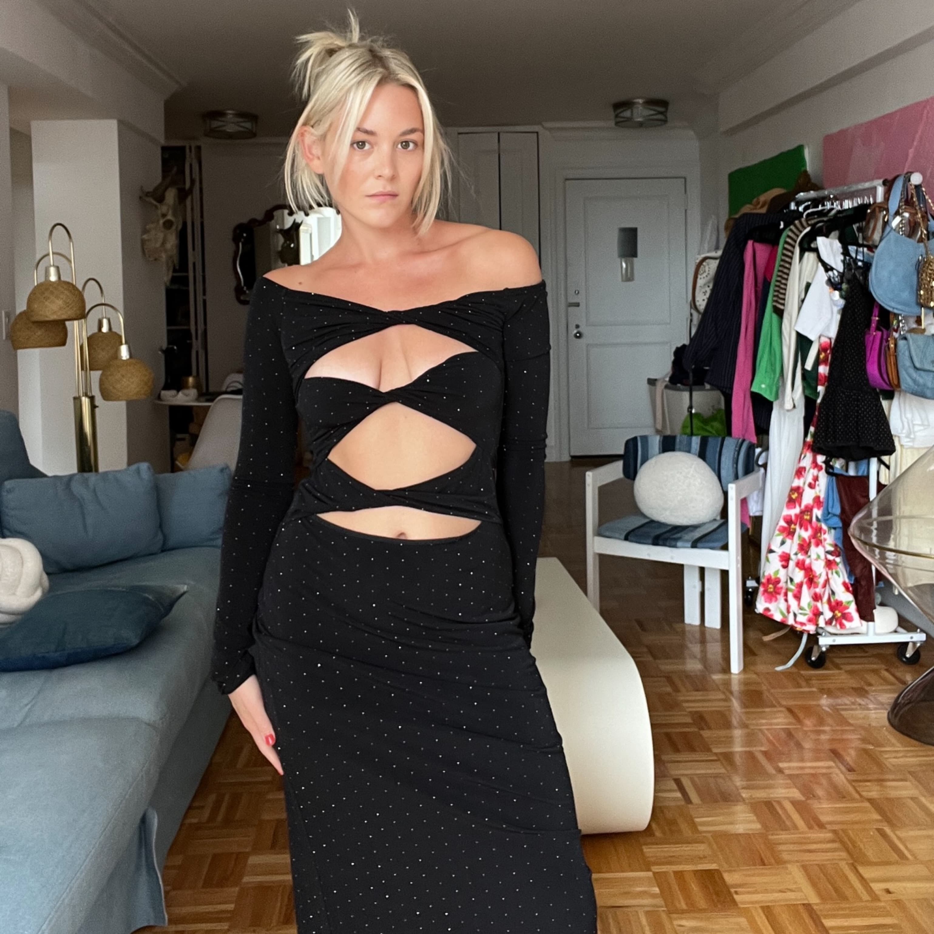 Lovers And Friends Black Cut Out Dress - Image 2
