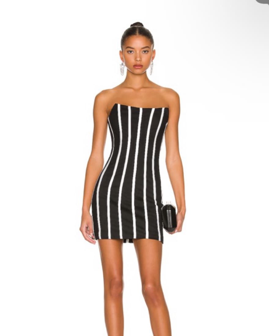 Revolve Black And Ivory Dress - Image 3