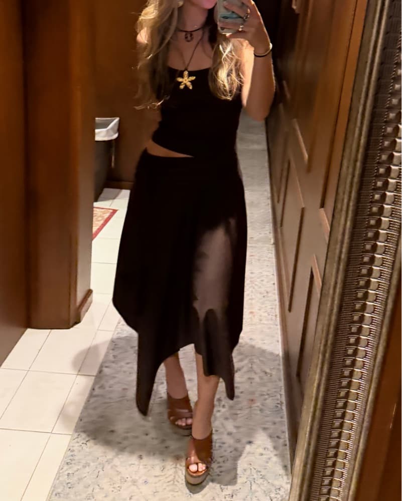 Versatile Brown Midi Dress - Image 4