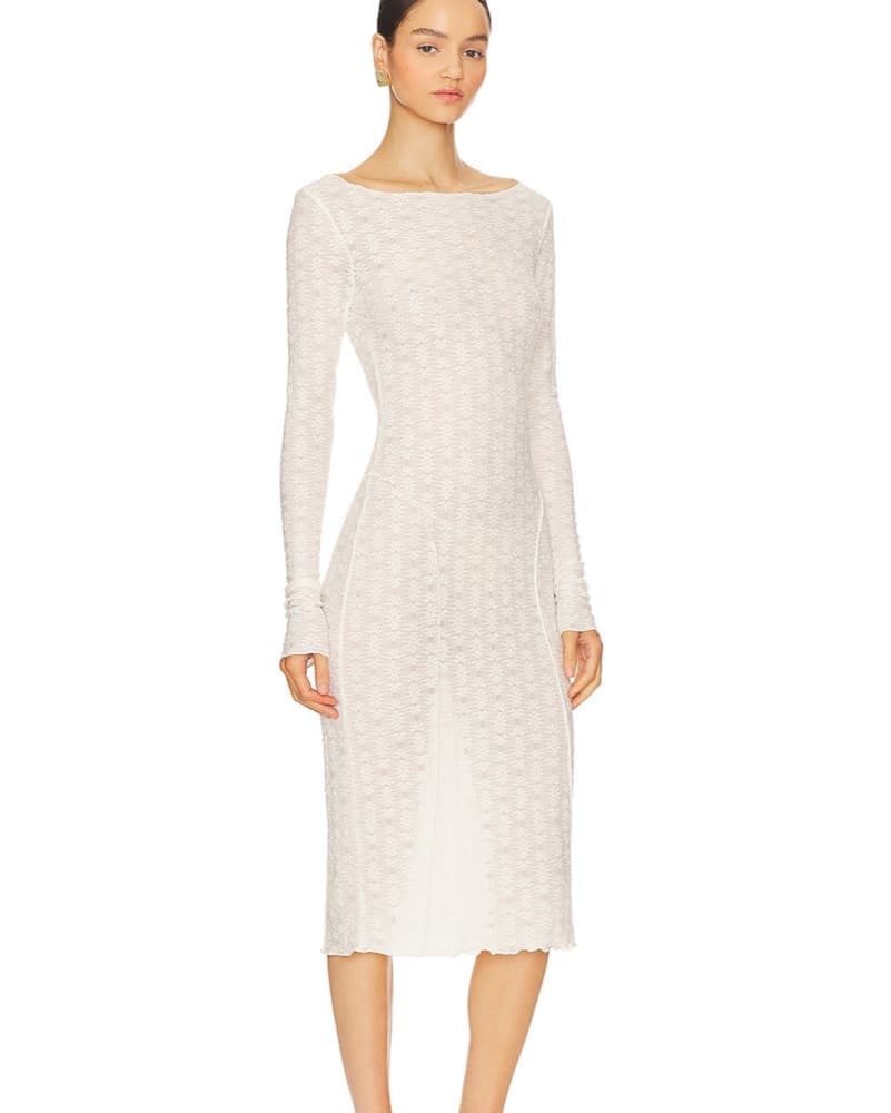 White Midi Dress - Image 1