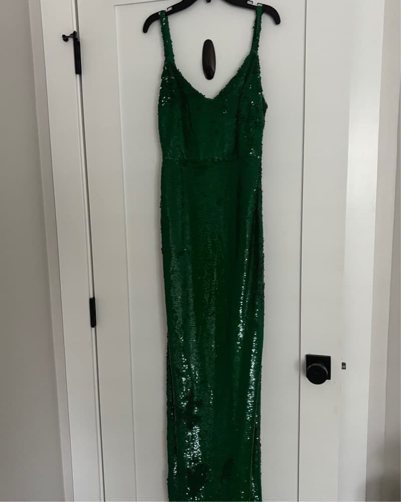 L’Agence Karma Sequin Maxi Dress - Image 3