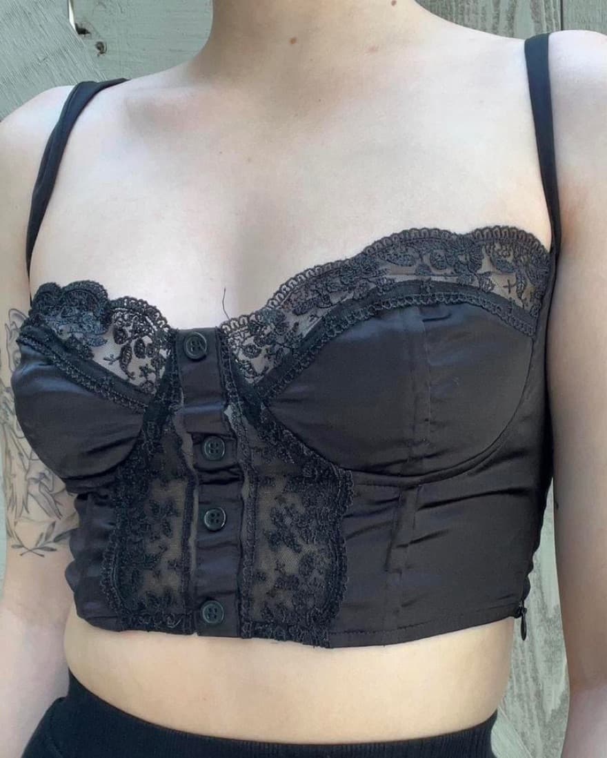 Princess polly Black Bustier - Image 2