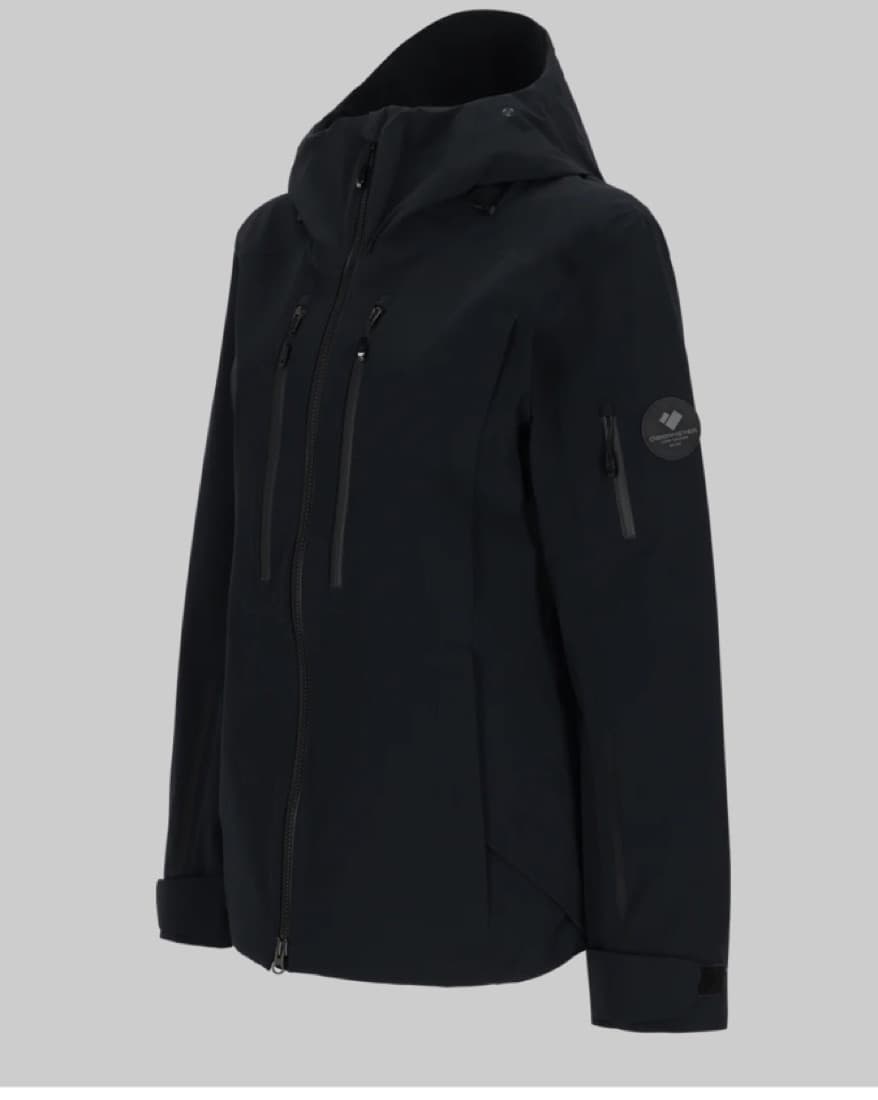 Black Womens Oberneyes Ski Shell Jacket - Image 1