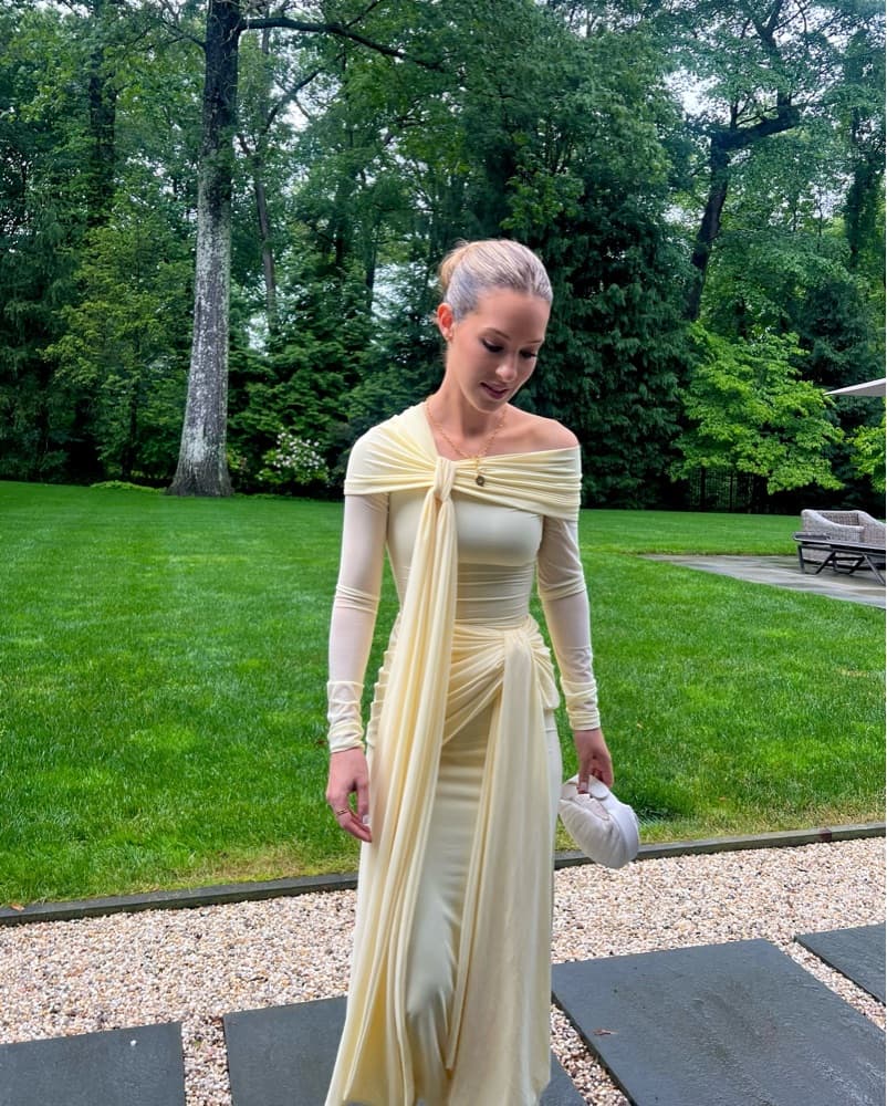 Deme By Gabriella Yellow Gown - Image 2