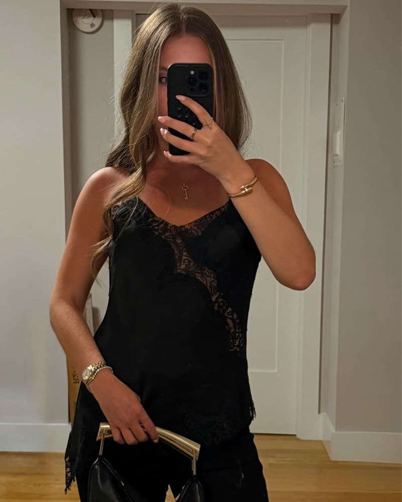 Black Lace Top - Image 1