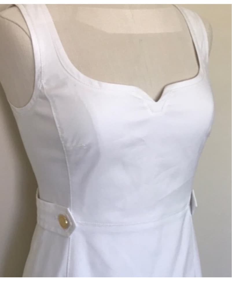 Classic White Shift Dress | Tory Burch - Image 3
