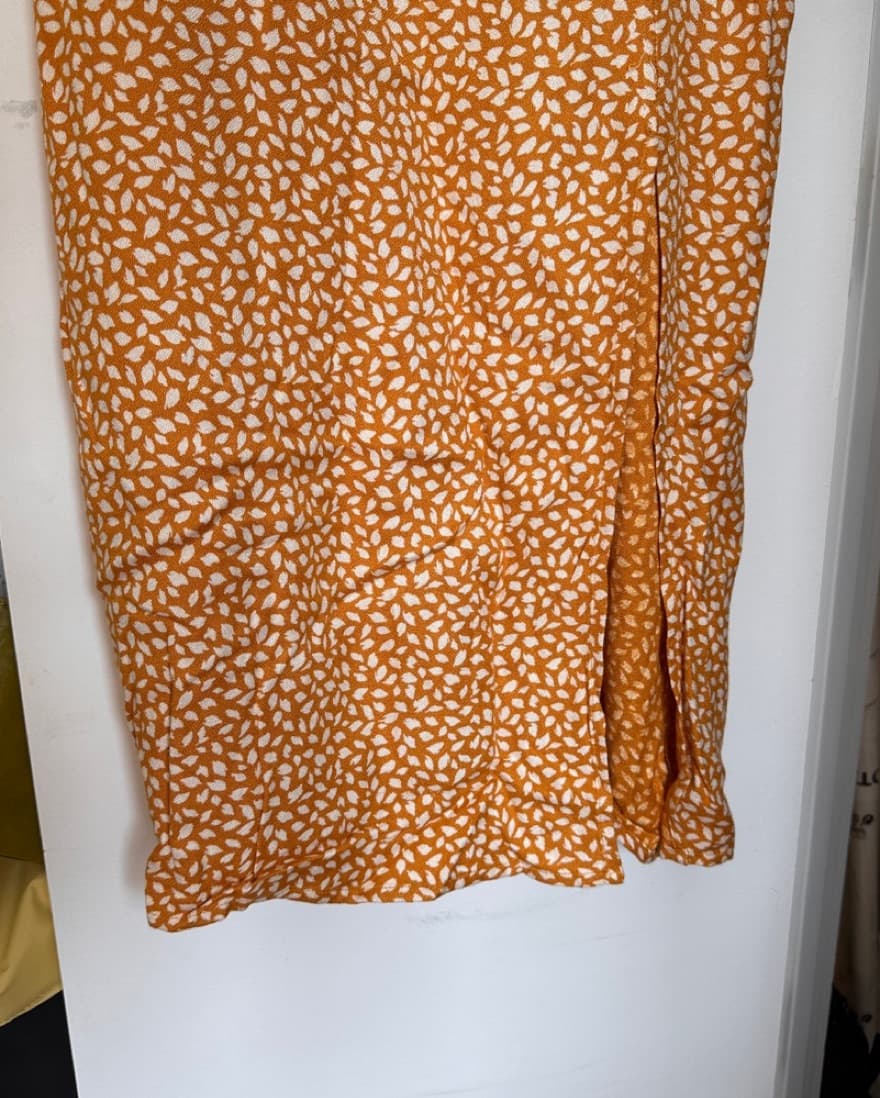 Abercrombie Yellow Midi Dress - Image 5