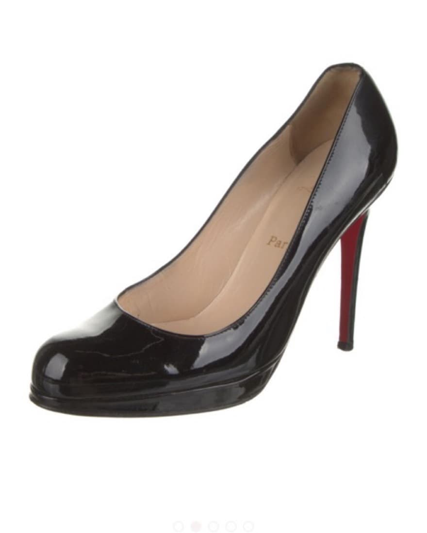 Christian Louboutin Patent Black Pumps  - Image 1