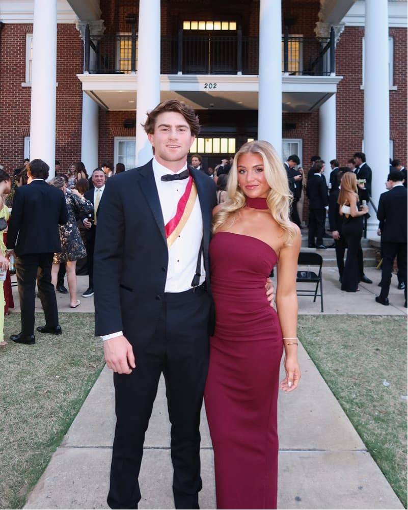 Elegant Burgundy Halter Gown - Image 2