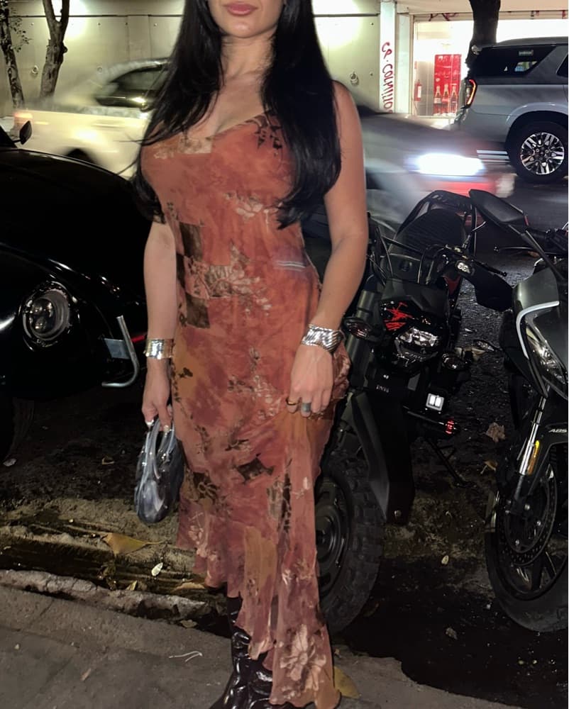 Floral Maxi Dress with Ruffle Accents - Image 1