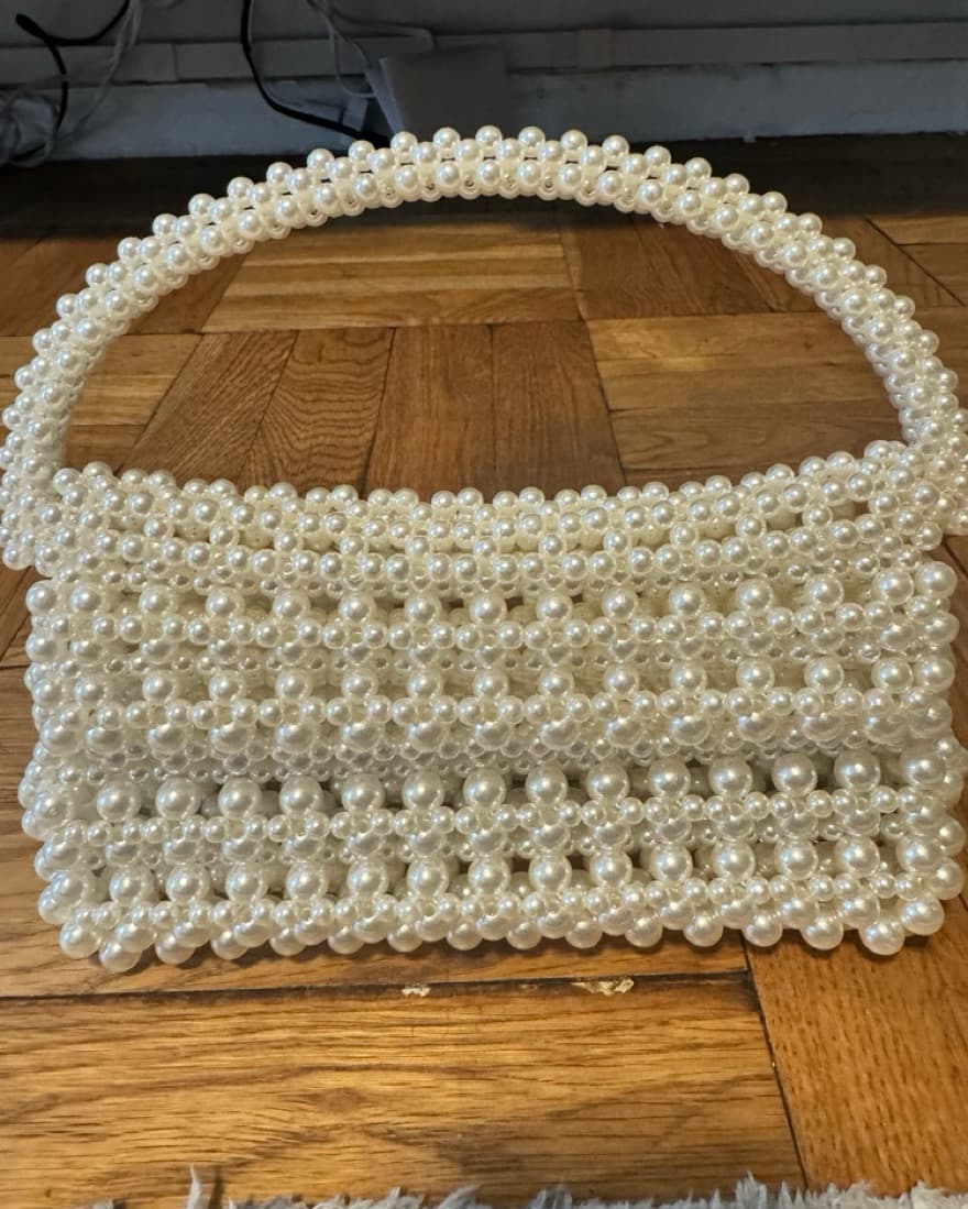 Aqua mini pearl Bag - Image 1