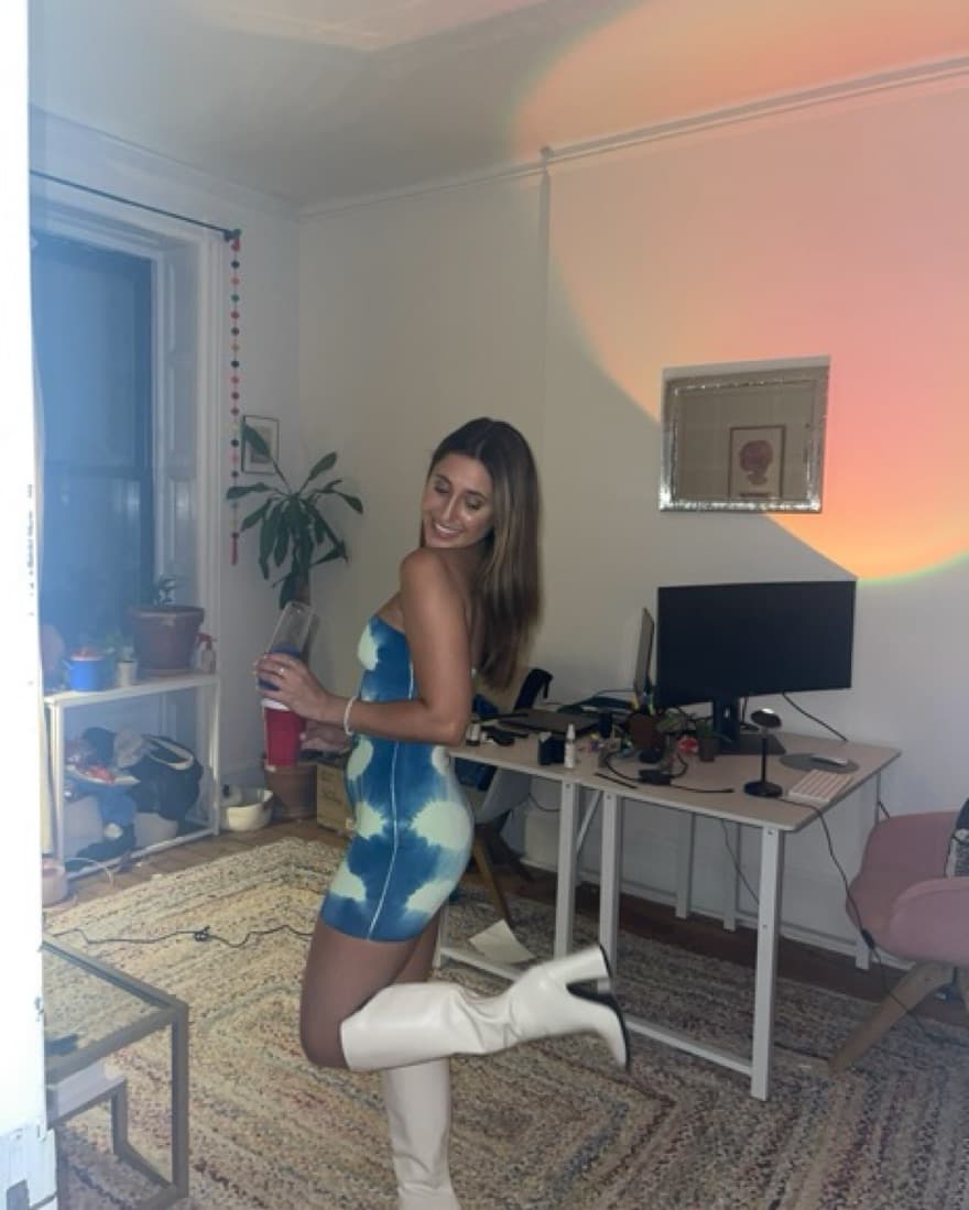 Dana Foley Tie Die Tube Dress - Image 1
