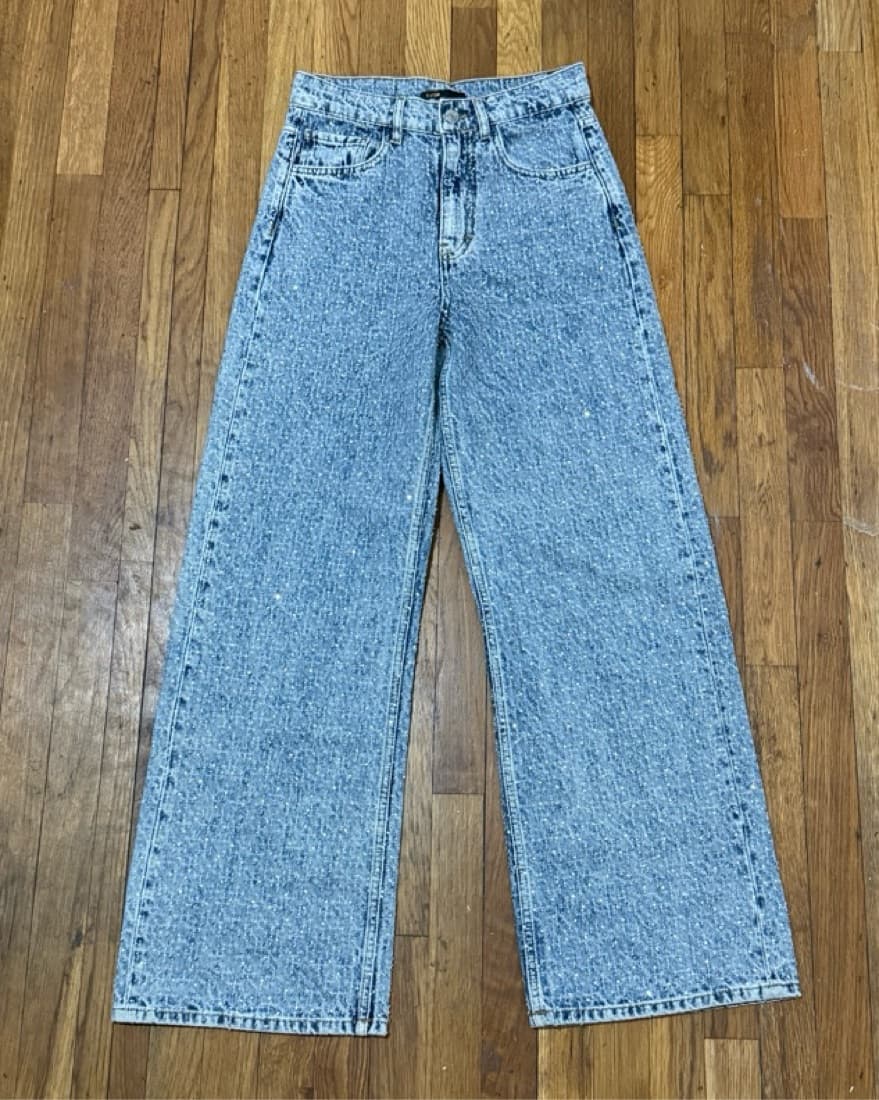 Maje Rhinestone Jeans Size 6  - Image 5