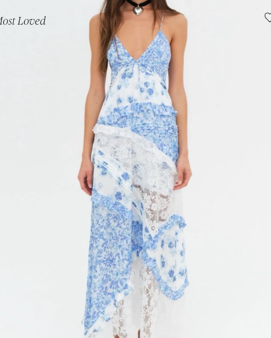 For Love And Lemons Rosalyn Maxi Dress  - Image 1