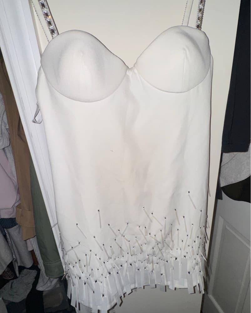 Little White Retrofete Dress - Image 1