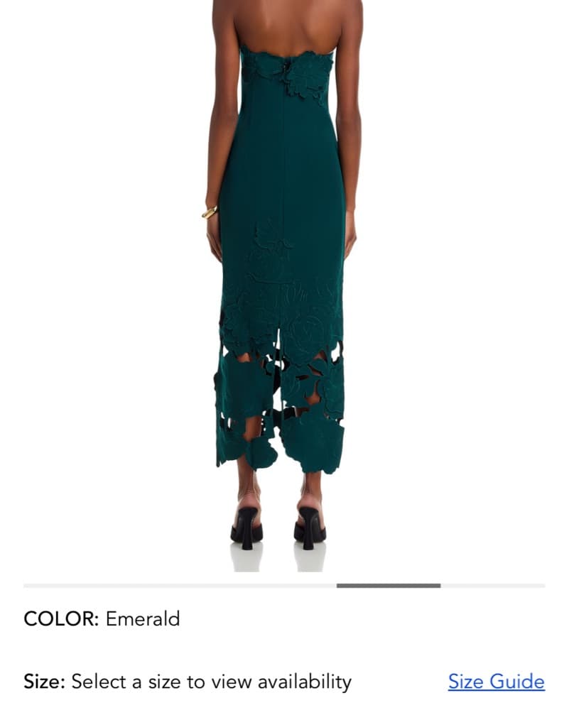 Leo Lin Emerald Rayna Maxi Dress Size 2 - Image 2