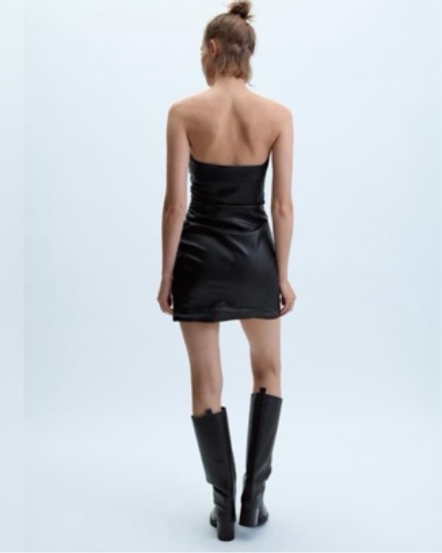 Black Mini Dress - Image 3