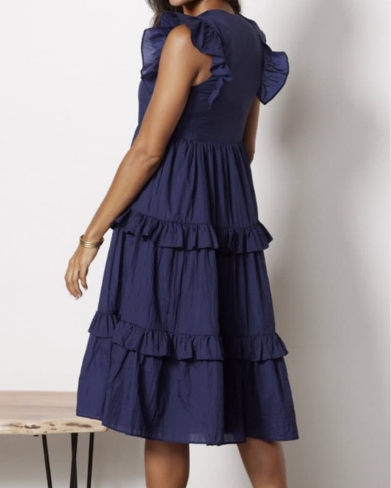 Amanda Uprichard Chamiolle Ruffled Midi - Image 2