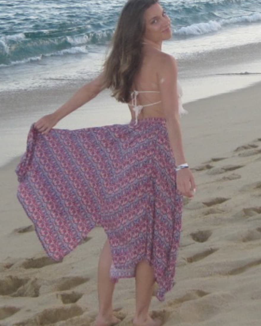 PINK BEACHY LONG SKIRT - Image 2