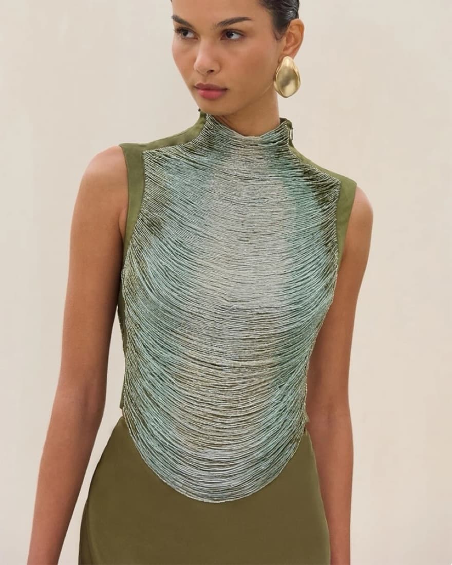 Cult Gaia Taraji Top In Cedar  - Image 4