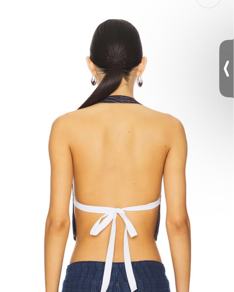 Lioness Denim Halter Top - Image 2