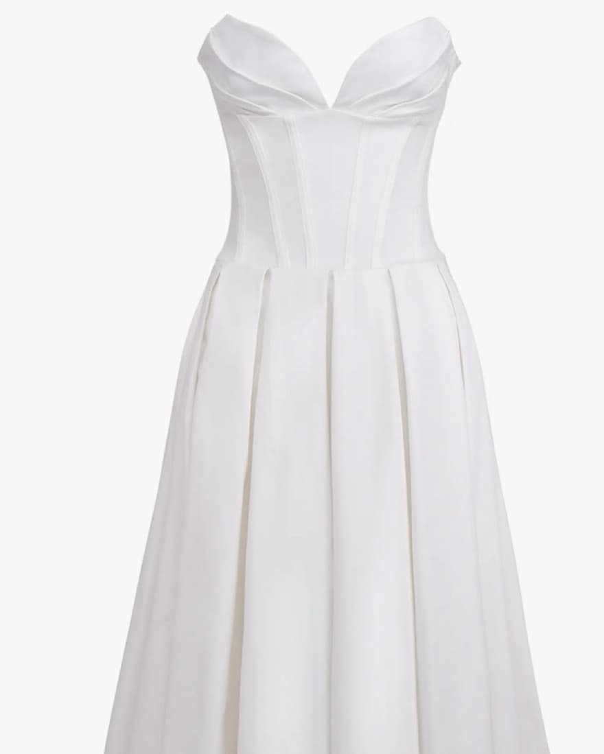 House Of CB Lady Strapless Midi Dress - Image 5