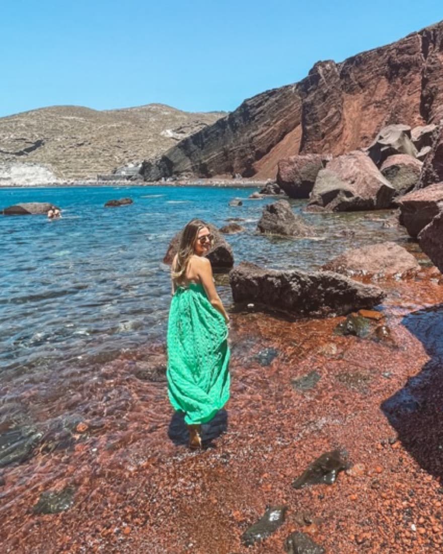 Green Textured Maxi Dress  - Image 2