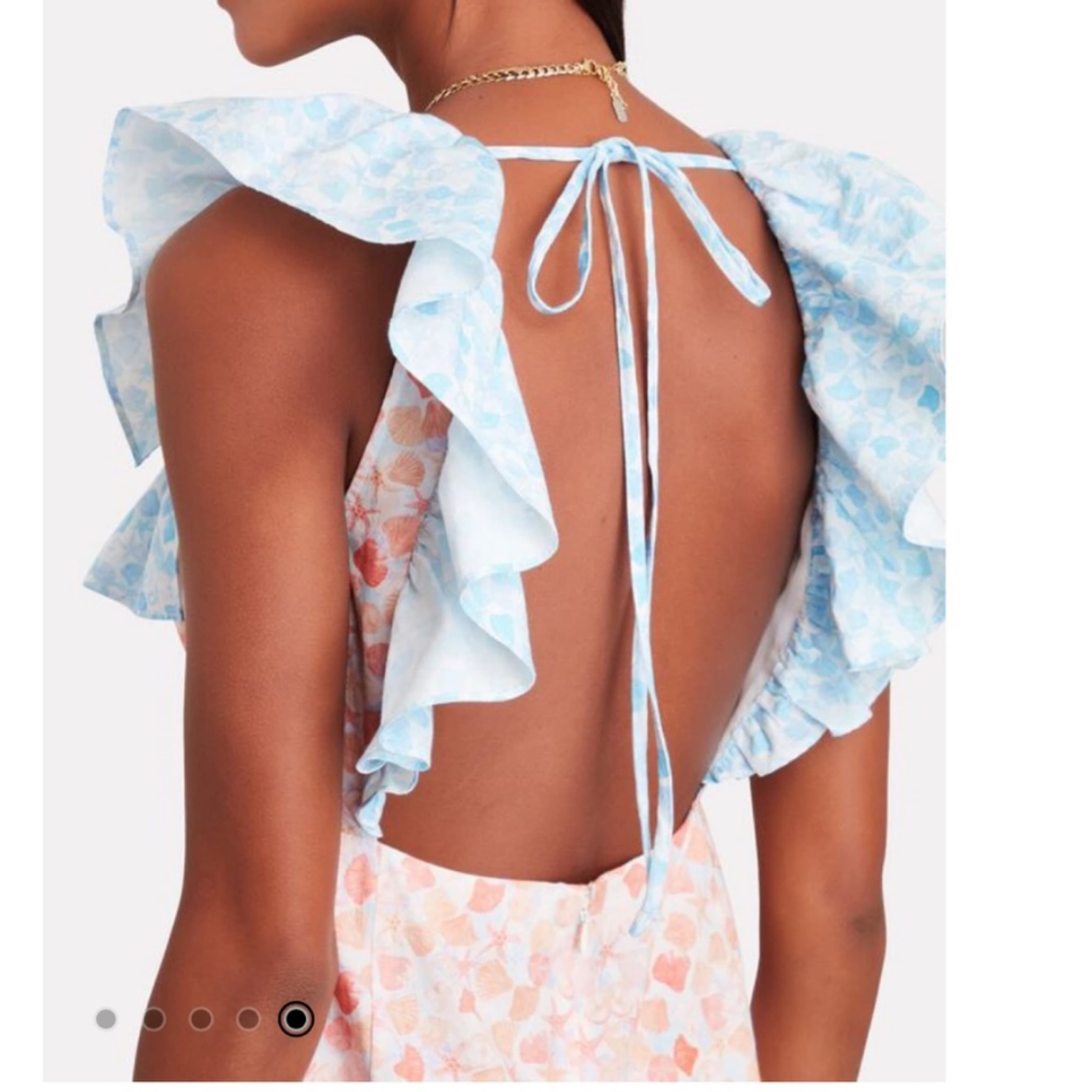Rixo Kai Shell Print Mini Dress - Image 3