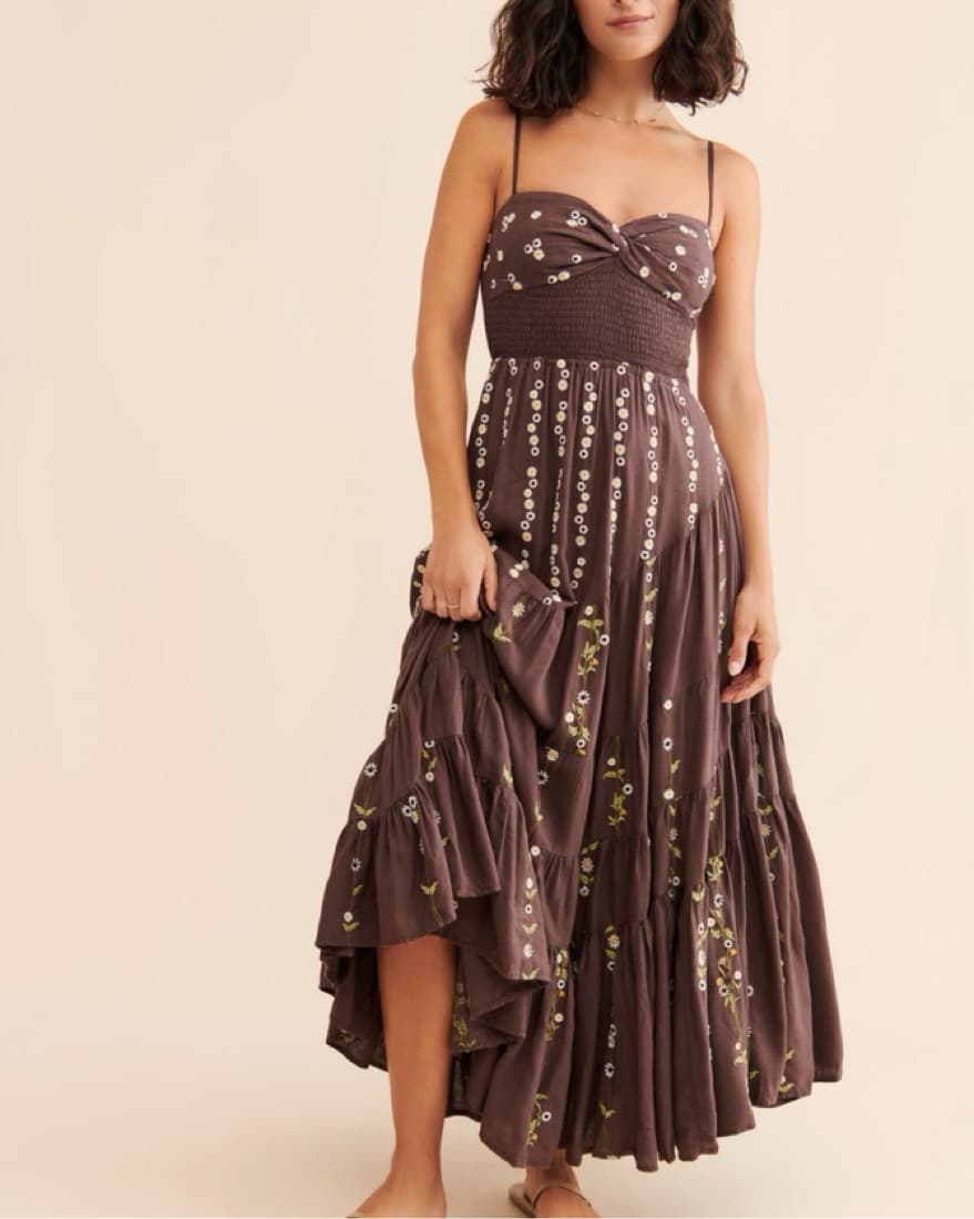 Free People Daisy Chain Maxi Dress - Image 1