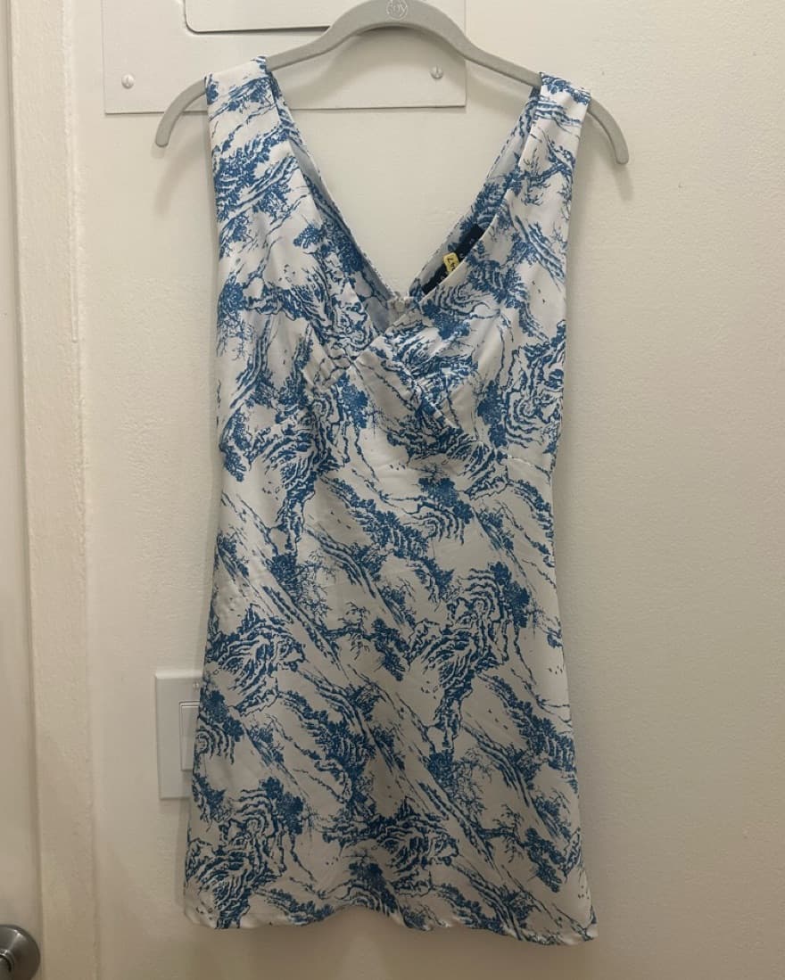 patterned mini dress - Image 2