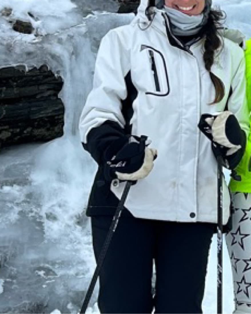 White And Black Ski Jacket - Image 3